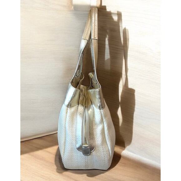 Coach F16584 Lexi Woven Butterfly Shoulder Bag & Matching Wristlet - Picture 4 of 13